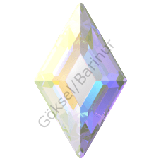 2773 5x3mm Crystal AB (001AB) Foiled - Diamond Shaped Janjan Mini Crystal Stone