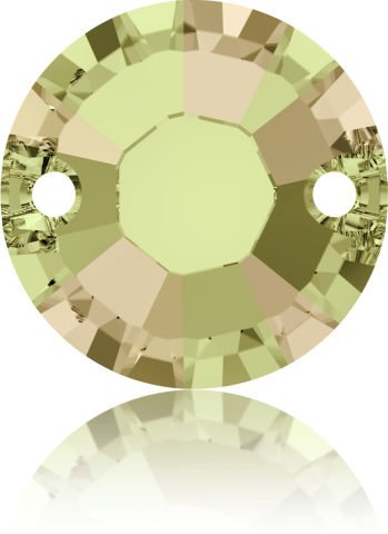 3204 8mm Crystal Luminous Green (001 LUMG) - Işıltılı Açık Yeşil Foyalı Yuvarlak Dikme Taş