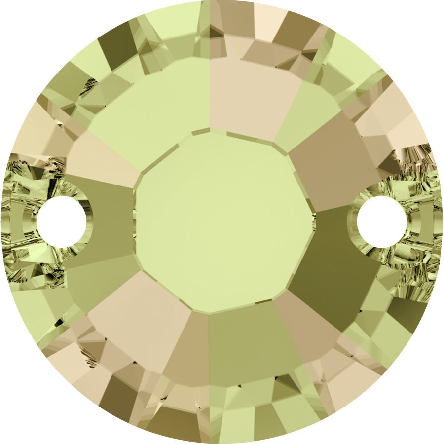 3204 8mm Crystal Luminous Green (001 LUMG) - Işıltılı Açık Yeşil Foyalı Yuvarlak Dikme Taş