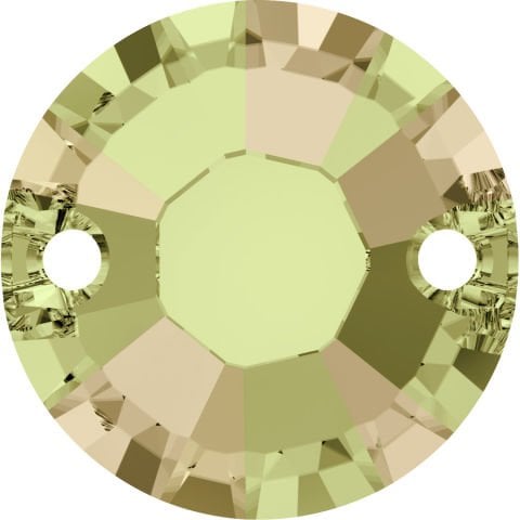 3204 8mm Crystal Luminous Green (001 LUMG) - Işıltılı Açık Yeşil Foyalı Yuvarlak Dikme Taş