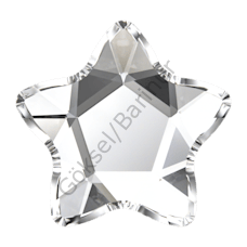 2754 4mm Crystal (001) Foiled - White Star Crystal Mini Stone