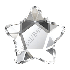 2754 4mm Crystal (001) Foiled - White Star Crystal Mini Stone