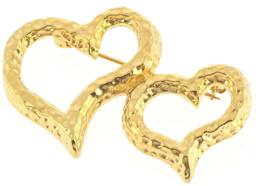 Hearts Vintage Broş