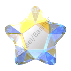 2754 4mm Crystal AB (001AB) Foyalı - Yıldız Janjan Mini Kristal Taş