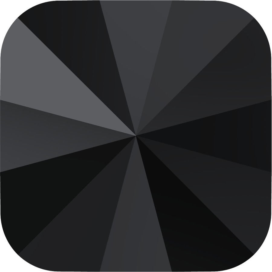 Swarovski 3009 Düğme 12mm Jet (280) Foyasız- Kare Siyah Alttan Dikilebilir Düğme