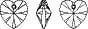 Swarovski 6228 Kalp 18mm Crystal Vitrail Light (001VL) - Parlak Leylak Renkli Kolye Ucu