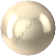 5810 3mm Crystal Cream Pearl (001 620) - Cream İnci Bead