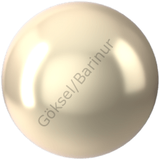 5810 3mm Crystal Cream Pearl (001 620) - Krem İnci Boncuk