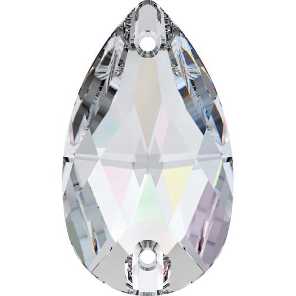 3230 12x7mm Crystal AB (001AB) Foyalı Damla Dikme Taş