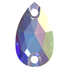 3230 12x7mm Crystal AB (001AB) Foyalı Damla Dikme Taş