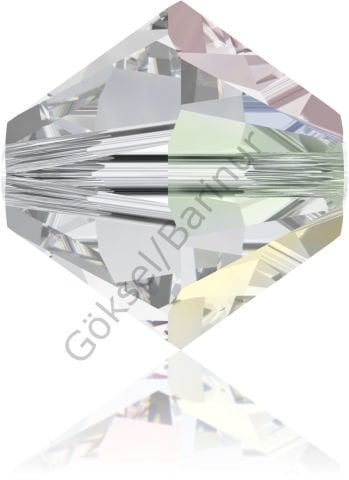 Celestial 4mm Bicone Crystal AB (001AB) - Janjan Kesme Boncuk
