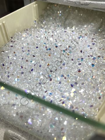 Celestial 4mm Bicone Crystal AB (001AB) - Janjan Kesme Boncuk