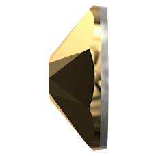 2088 SS20 Crystal Aurum (001AUR) Foyalı - Altın Renkli Altı Düz Camtaş
