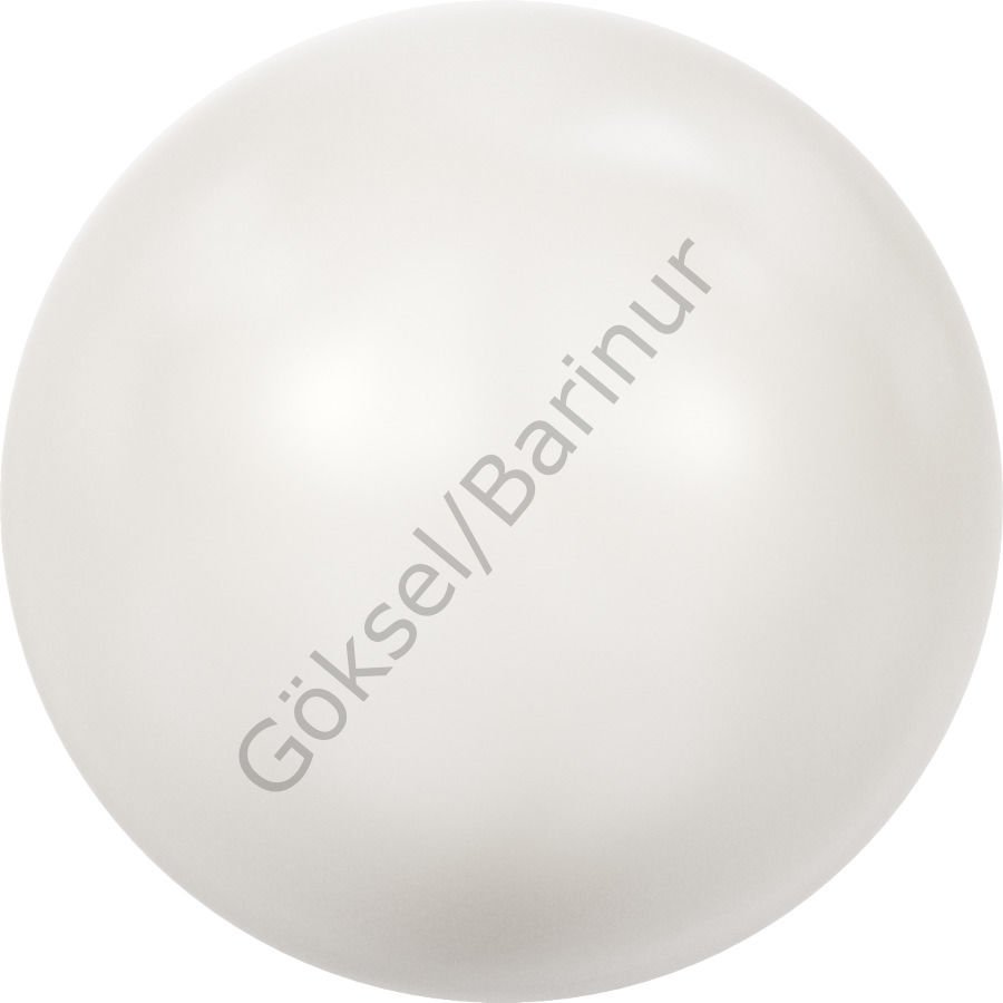 5810 3mm Crystal White Pearl (001 650) - Beyaz İnci Boncuk
