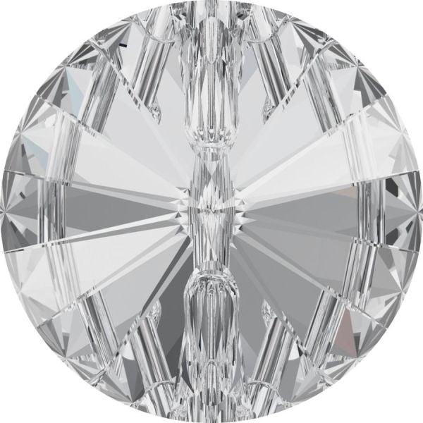 3015 18mm Crystal (001) Foiled Crystal Button