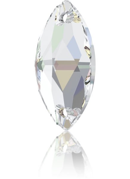 3223 12x6mm Crystal AB (001AB) F - Mekik Dikme Taş