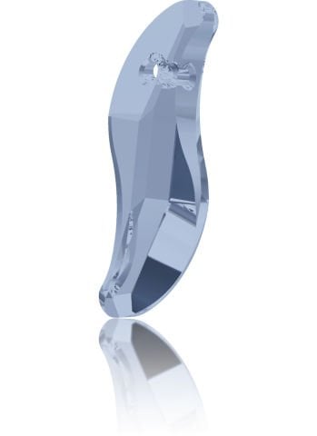 6525 19mm Denim Blue (266) - S Şeklinde Deniz Mavisi Kolye Ucu