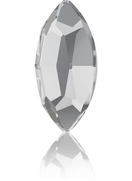 2200 4X2mm Crystal (001) Foyalı - Mekik Şekilli Beyaz Mini Kristal Taş