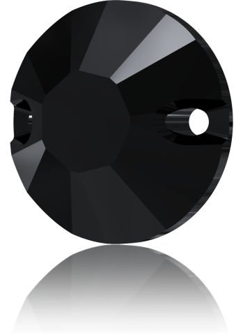 3204 8mm Jet  (280)  Siyah Rengi Yuvarlak Dikme Taş