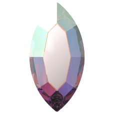 Swarovski 2200 8x4mm Crystal AB (001AB) Hotfix Mekik