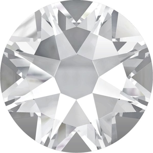 2088 SS34 Crystal (001) Foiled - Foyalı Altı Düz Taş