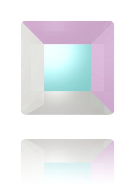 2400 3mm Crystal Aurora Boreale (001AB) Hotfix - Kare Janjan Ütüyle Yapıştırma Taş