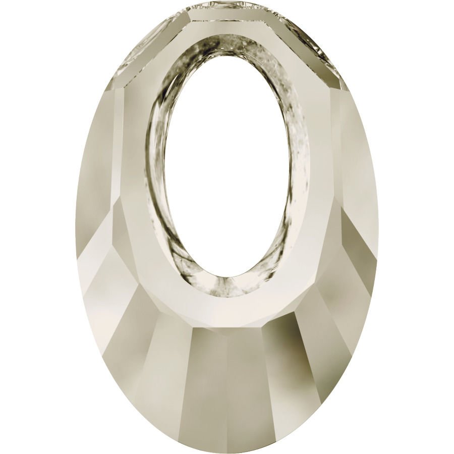 6040 40mm Crystal Silver Shade (001SSHA) - Şeffaf Gri Helios Kolye Ucu