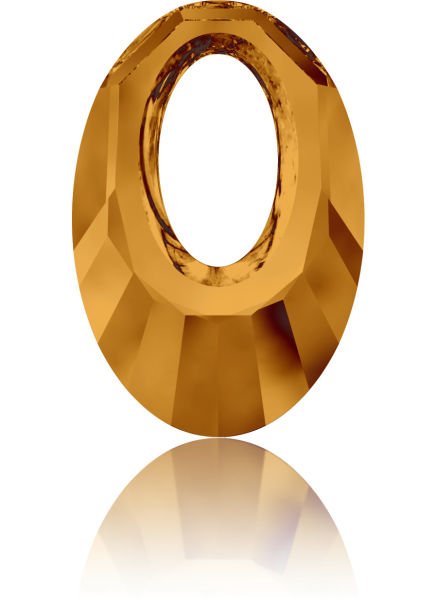 6040 40mm Crystal Copper (001COP) - Bakır Renkte Helios Kolye Ucu