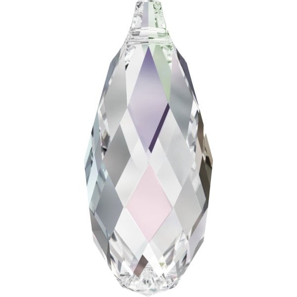 6010 13x6,5mm Crystal Aurora Boreale (001AB) Janjan Damla Kolye Ucu