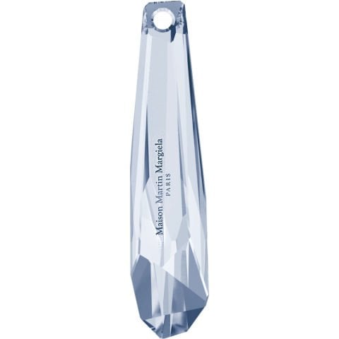 Swarovski 6016/G Sarkıt 30mm Crystal Blue Shade (001BLSH) - Çok Kesimli Parlak Açık Mavi Kolye Ucu