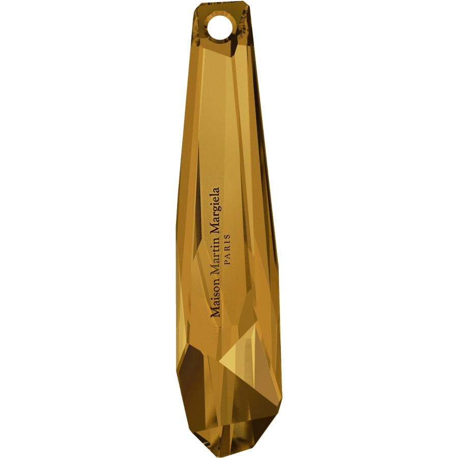 Swarovski 6016/G Sarkıt 30mm Crystal Copper V (001COPPV)  - Çok Kesimli Parlak Bronz Renkli Kolye Ucu