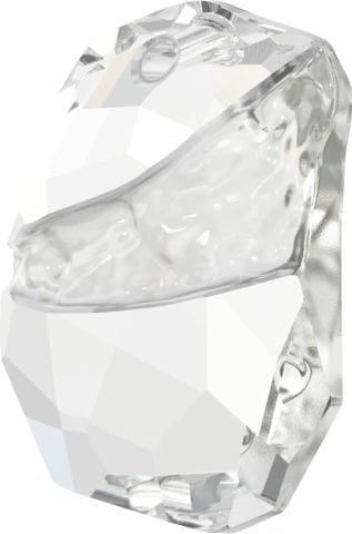 Swarovski 6191 Divine Rock 19mm Crystal (001) - Çok Kesimli Parlak Beyaz Kolye Ucu