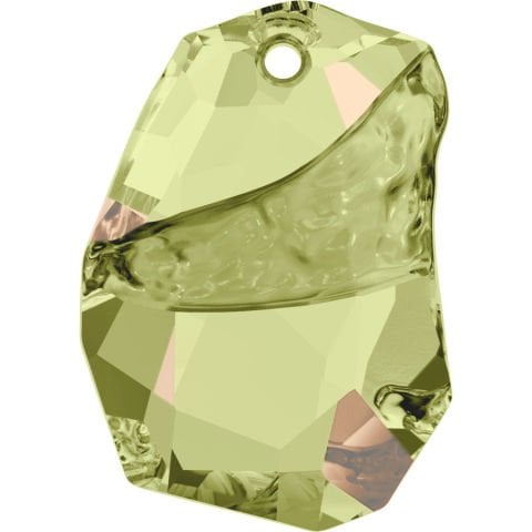 Swarovski 6191 Divine Rock 27mm Luminous Green (001LUMG) - Çok Kesimli Açık Yeşil Kolye Ucu
