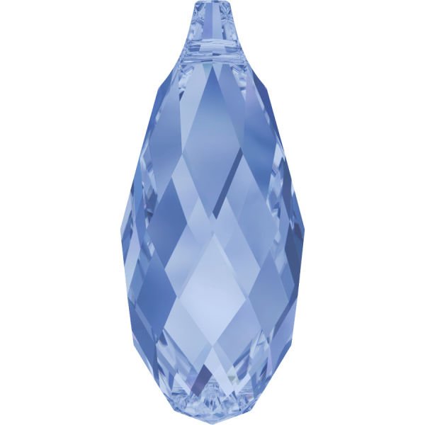 6010 11x5,5mm Light Sapphire (211) - Açık Mavi Kolye Ucu