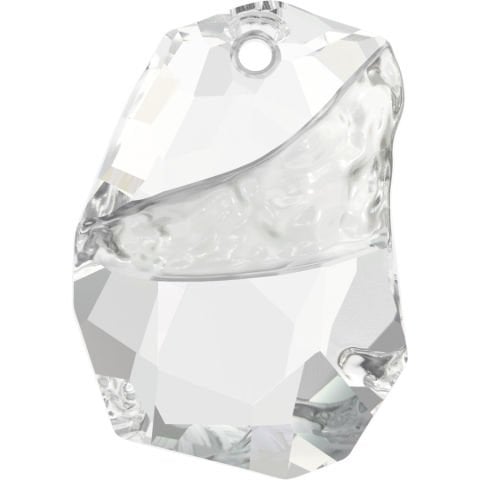 Swarovski 6191 Divine Rock 27mm Crystal (001) - Çok Kesimli Parlak Beyaz Kolye Ucu