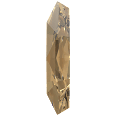 Swarovski 2201 İnce Mekik 4x1,8mm Crystal Golden Shadow (001GSHA) F - Mekik Şekli Altın Parlak Mini Kristal Taş