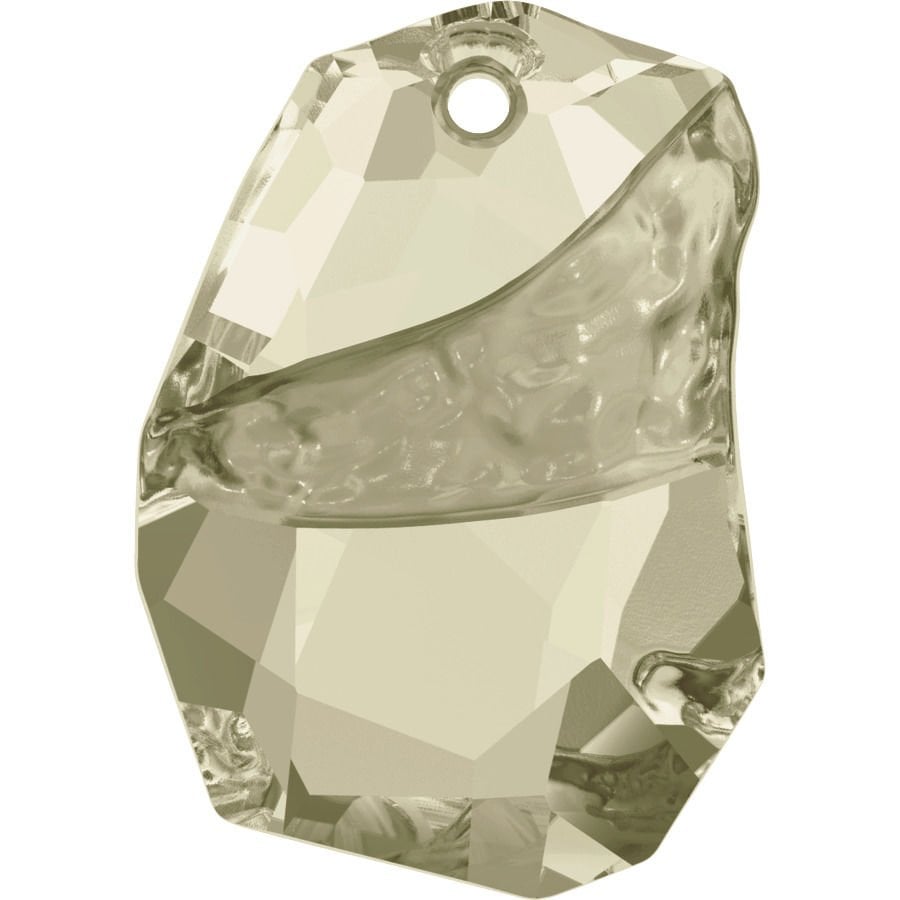 Swarovski 6191 Divine Rock 19mm Crystal Silver Shade (001SSHA) - Çok Kesimli Açık Gri Kolye Ucu