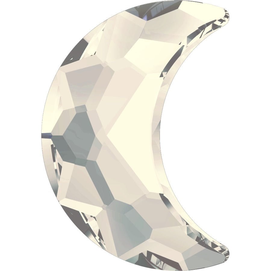 2813 8X5,5mm Violet Moonlight (371) F - Hilal Şeklinde Acık Mor Kristal Taş