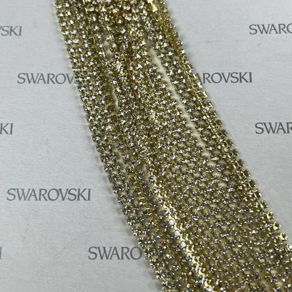 Zincir Cuphain SS6,5 Crystal Gold Kaplama - 12,50 metre