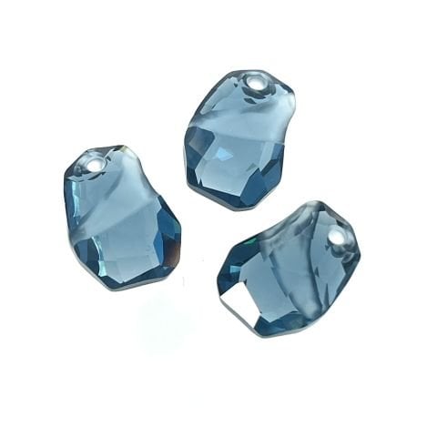 Swarovski 6191 Divine Rock 19mm Montana (207) - Çok Kesimli Koyu Mavi Kolye Ucu