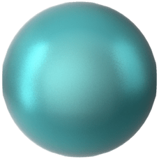 5810 8mm Crystal Irid. Dark Turquoise Pearl (001 2029) - Koyu Turkuaz İnci Boncuk
