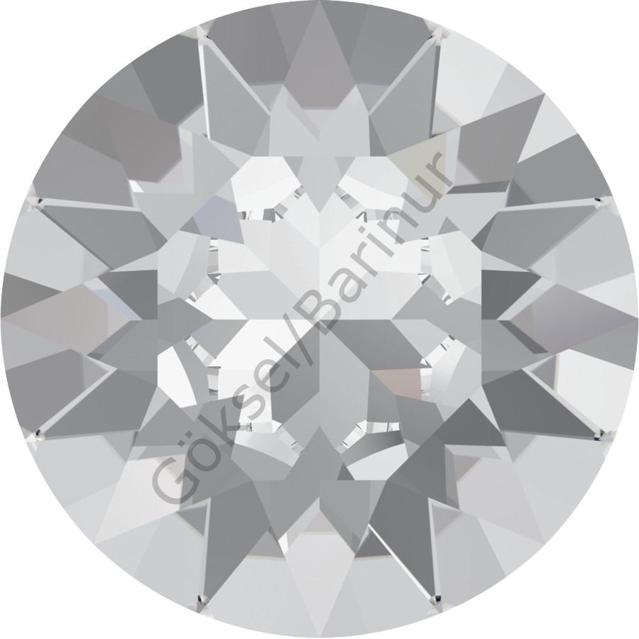 1088 SS34 Crystal (001) Foyalı - Altı Sivri Kristal Taş