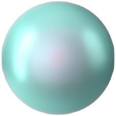 5810 8mm Crystal Irid. Light Turquoise Pearl (001 2028) - Turkuaz İnci Boncuk