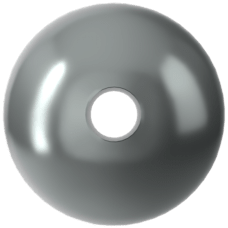 Swarovski 5810 İnci 6mm Crystal Dark Grey Pearl - Koyu Gri (Antrasit) İnci Boncuk