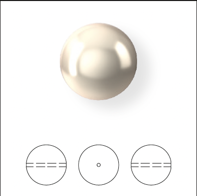 Swarovski 5810 İnci 4mm Crystal Light Amethyst Pearl (001 934) - Leylak Renk İnci Boncuk