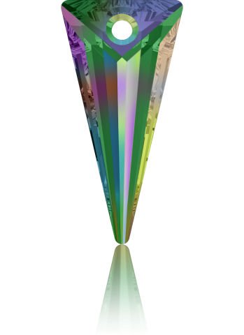 6480 28mm Crystal Vitrail Medium P (001VM) - Üçgen Kolye Ucu
