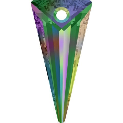 6480 28mm Crystal Vitrail Medium P (001VM) - Üçgen Kolye Ucu