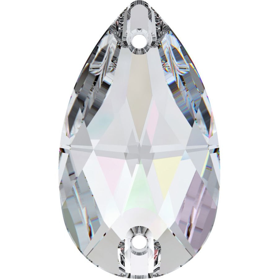 3230 23x13,8mm Damla Crystal AB (001AB) Foyalı Dikme Taş