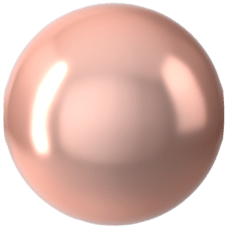 Swarovski 5810 İnci 8mm Crystal Peach Pearl (001 300) - Şeftali Renkli İnci Boncuk