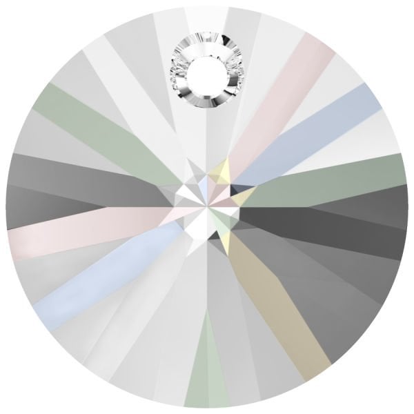 6428 8MM Crystal Aurore Boreale (001AB) Janjan Yuvarlak Kolye Ucu